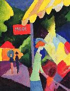 August Macke Modefenster oil on canvas